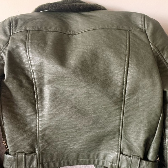 Faux Fur Moto Jacket - Picture 13 of 16